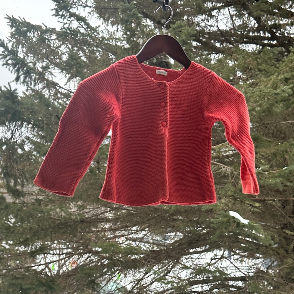 Red Kids Cardigan